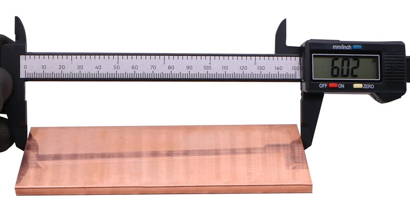 VERNUOS 1/4" x 2" C110 Copper Flat BAR 6" Long Solid .23" Plate Mill - Image 3